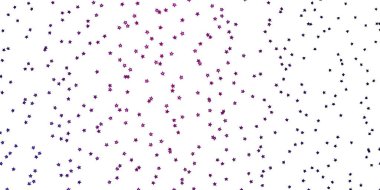 Koyu mor, güzel yıldızlı pembe vektör dokusu.