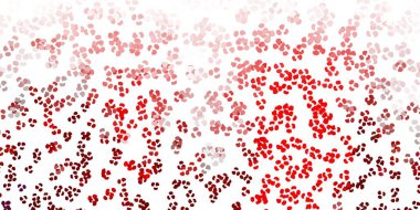 Soyut şekilli açık kırmızı vektör deseni. Basit gradyan şekilli renkli bir çizim. İşiniz için akıllı tasarım.