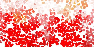 Memphis şekilli hafif turuncu vektör dokusu. Basit gradyan şekilli renkli bir çizim. Cep telefonları için arka plan.