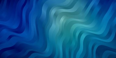 Eğrili karanlık vektör deseni. Rengarenk çizgileri ve şekilleri olan parlak bir örnek. Terfileriniz için akıllı tasarım.