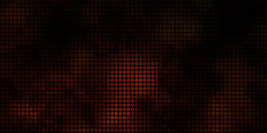 Küreli koyu turuncu vektör deseni.