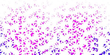 Açık mor, soyut şekilli pembe vektör deseni. Soyut tarzda renkli şekilli bir illüstrasyon. Reklamlarınız için modern tasarım.