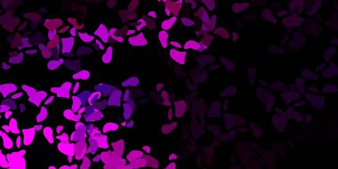 Memphis şekilli koyu pembe vektör dokusu. Basit gradyan şekilli renkli bir çizim. Reklamlarınız için modern tasarım.