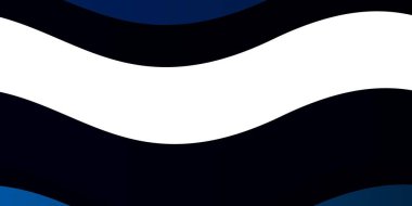 Dairesel yay ile koyu mavi vektör düzeni.