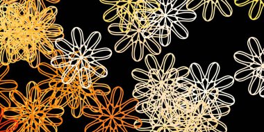 Rastgele şekilli koyu turuncu vektör arka planı. Soyut tarzda, gradyan formlarda basit tasarım. İşiniz için akıllı tasarım.