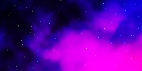 Abstraktes Gefälle Kosmischer Hintergrund Mit Sternen — Stockvektor