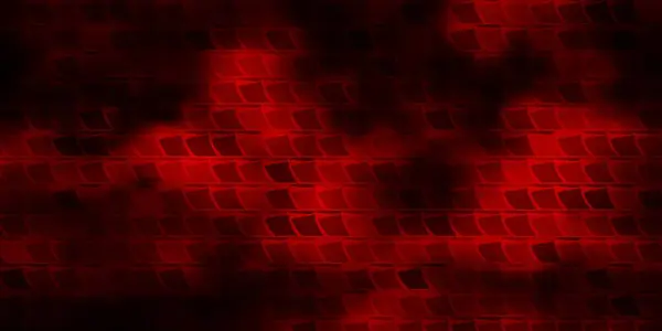 Темно Червоний Векторний Фон Прямокутниками Нова Абстрактна Ілюстрація Прямокутними Формами — стоковий вектор