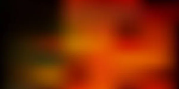 Oranye Gelap Vektor Gradien Blur Template Ilustrasi Abstrak Berwarna Dengan - Stok Vektor