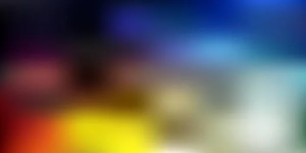 Vaaleansininen Keltainen Vektori Hämärtynyt Ulkoasu Värikäs Kuva Kaltevuus Halftone Tyyliin — vektorikuva