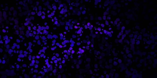 Темно Фиолетовый Векторный Фон Хаотичными Формами Красочные Абстрактные Формы Градиентом — стоковый вектор