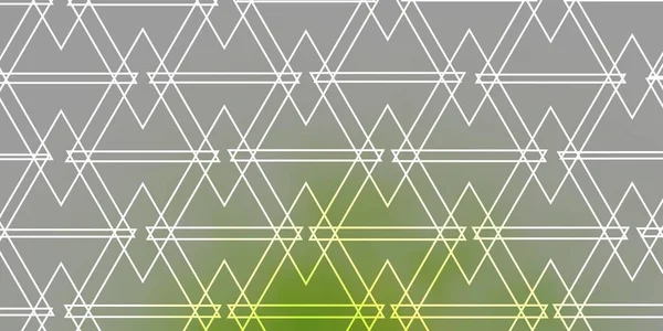 Mise Page Vectorielle Vert Clair Avec Lignes Triangles — Image vectorielle