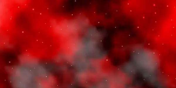 Темно Червоний Векторний Візерунок Абстрактними Зірками — стоковий вектор
