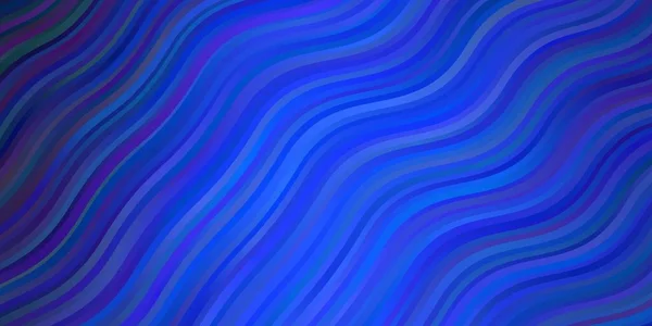 曲線付きダークブルーベクトルパターン — ストックベクタ