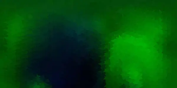 Темно Зелений Векторний Шаблон Мозаїки Трикутника Елегантна Абстрактна Ілюстрація Градієнтними — стоковий вектор