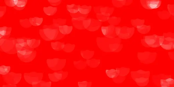 Светло Красная Векторная Текстура Дисками Современная Абстрактная Иллюстрация Красочными Фигурами — стоковый вектор