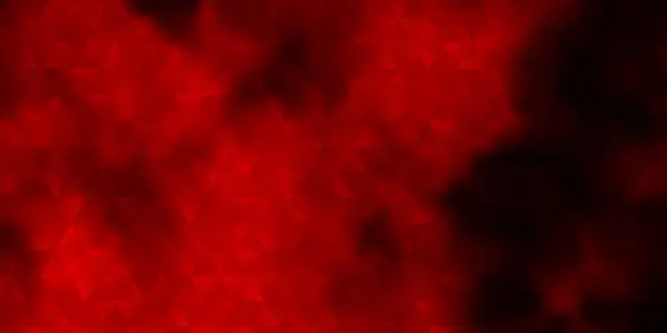 Темно Красный Векторный Фон Треугольниками Абстрактная Градиентная Иллюстрация Треугольниками Схема — стоковый вектор