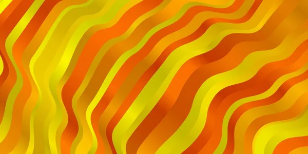 Modèle Vectoriel Orange Clair Avec Lignes — Image vectorielle