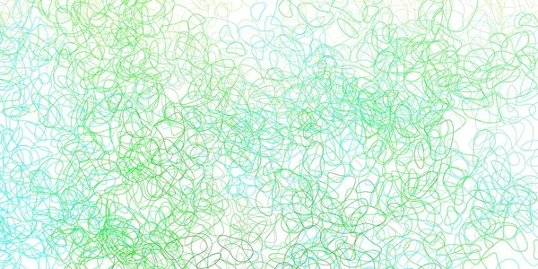 Azul Claro Plantilla Vectorial Verde Con Formas Abstractas Ilustración Colorida — Archivo Imágenes Vectoriales
