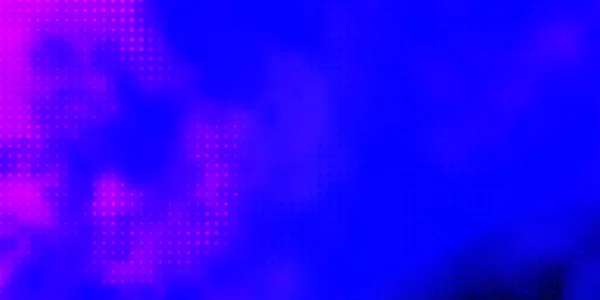 Dunkelrosa Blaues Vektorlayout Mit Kreisformen — Stockvektor
