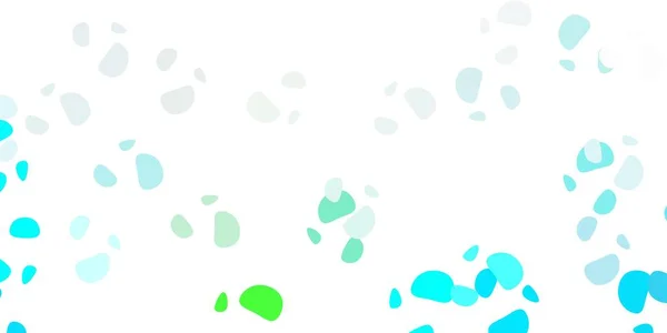 Modèle Vectoriel Bleu Clair Vert Avec Des Formes Abstraites Formes — Image vectorielle
