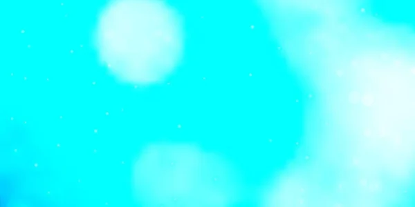 Синий Зеленый Векторный Фон Цветными Звездами — стоковый вектор