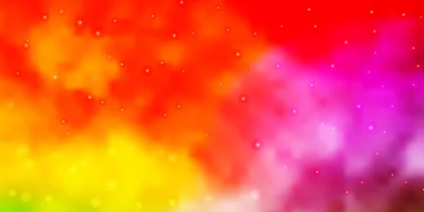 色彩艳丽的星光多色矢量背景 — 图库矢量图片
