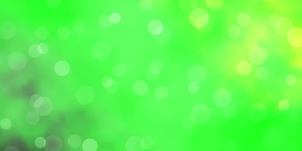 Світло Зелена Жовта Векторна Текстура Дисками — стоковий вектор