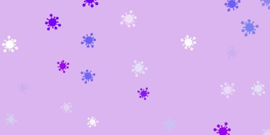 Açık mavi, hastalık sembollü kırmızı vektör dokusu. Değişik tıbbi şekillere sahip renkli soyut çizimler. Karantina olayları için en iyi tasarım.