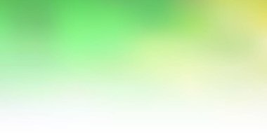 Açık yeşil, sarı vektör soyut bulanık fon. Görüntü stili ve gradyan ile soyut renkli resimleme. İniş sayfaları tasarımı.