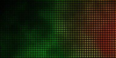 Koyu yeşil, daire şekilli kırmızı vektör düzeni.