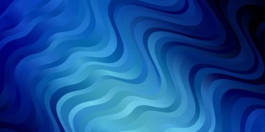 Eğrili karanlık vektör deseni. Rengarenk çizgileri ve şekilleri olan parlak bir örnek. Terfileriniz için akıllı tasarım.