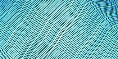 Bükülmüş çizgilerle hafif BLUE vektör arkaplanı.