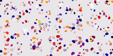 Açık mavi, soyut şekilli sarı vektör deseni. Gradyan rastgele formlarla modern soyut illüstrasyon. Web siteniz için basit illüstrasyon.