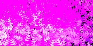 Açık mavi, kırmızı vektör düzeni çizgiler, üçgenler. Renkli üçgenli modern soyut illüstrasyon. İniş sayfaları için şablon.