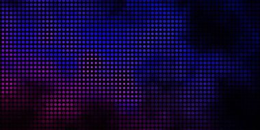 Koyu pembe, daireli mavi vektör deseni.