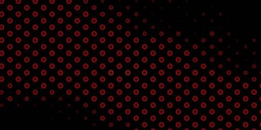 Esrarengiz sembollü koyu kırmızı vektör arkaplanı. Renkli mistik semboller. Antik tarzda bir eğilim var. Gizemli, mistik tasarımlar için arkaplan.