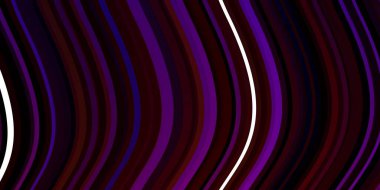 Kavisli soyut vektör deseni. Rengarenk çizgileri ve şekilleri olan parlak bir örnek. Terfileriniz için akıllı tasarım.