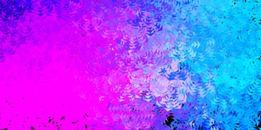 Açık mavi, çizgileri ve üçgenleri olan yeşil vektör düzeni. Soyut arkaplanda renkli eğimli üçgenler. Broşürler, broşürler için desen