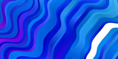 Açık Pembe, Wry çizgileri olan Mavi vektör şablonu.