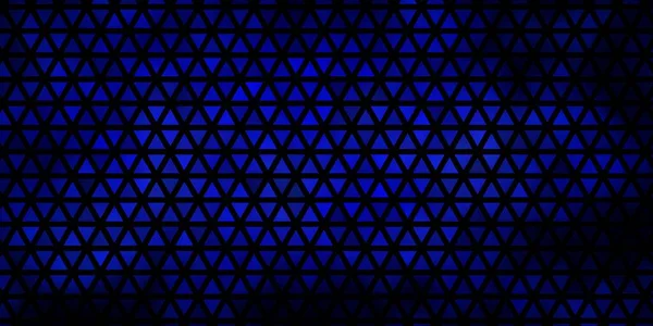 Mörkblå Vektor Layout Med Linjer Trianglar Illustration Med Uppsättning Färgglada — Stock vektor