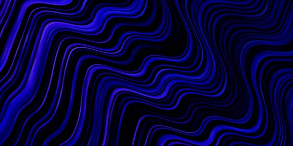Tmavá Růžová Modrá Vektorová Kulisa Křivkami — Stockový vektor