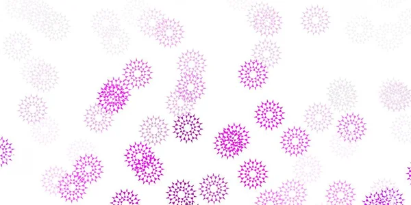 Luz Roxo Layout Natural Vetor Rosa Com Flores Ilustração Com — Vetor de Stock