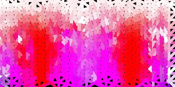 Jasnofioletowy Różowy Trójkąt Wektorowy Tło Mozaiki Dekoracyjna Kolorowa Ilustracja Abstrakcyjnymi — Wektor stockowy