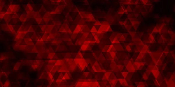 Layout Vetorial Vermelho Escuro Com Linhas Triângulos Triângulos Gradientes Estilo — Vetor de Stock