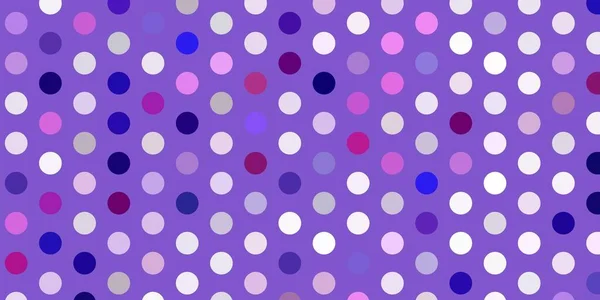 Diseño Vectorial Púrpura Claro Con Formas Círculo Ilustración Colorida Con — Archivo Imágenes Vectoriales