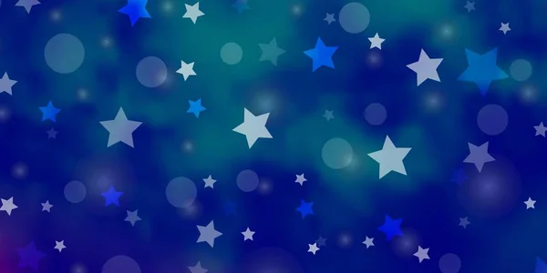 Fondo Cósmico Gradiente Abstracto Con Estrellas — Vector de stock