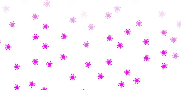 Світло Фіолетовий Векторний Візерунок Елементами Коронавірусу Барвисті Абстрактні Ілюстрації Градієнтними — стоковий вектор