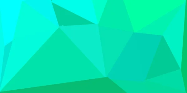 Vetor Verde Claro Padrão Mosaico Triângulo Nova Ilustração Colorida Com — Vetor de Stock