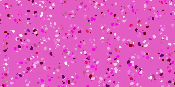 Fundo Vetor Rosa Claro Com Formas Caóticas Ilustração Abstrata Moderna —  Vetores de Stock