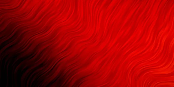 Fond Vectoriel Rouge Foncé Avec Lignes Courbées — Image vectorielle